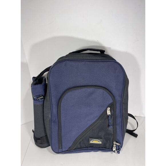 Insulated Picnic Backpack California Innovations Outdoor Camping +Utensils *READ main image 4